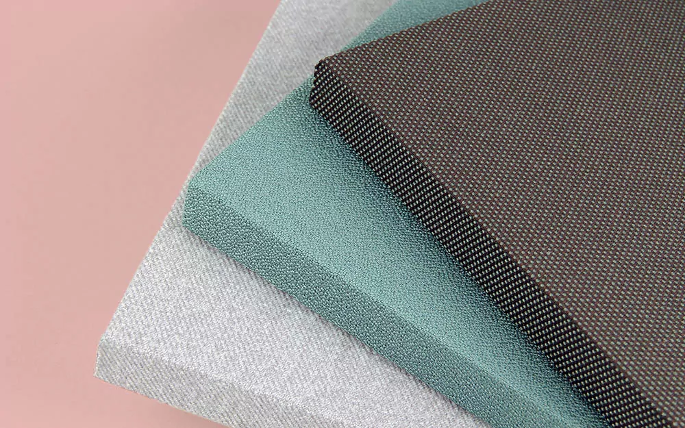 Hardside Fabric Wrapped Acoustical Panels in an assortment of fabric options