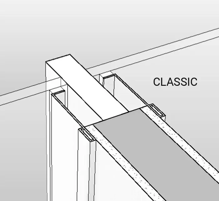 Diagram of Mullitover Classic profile design