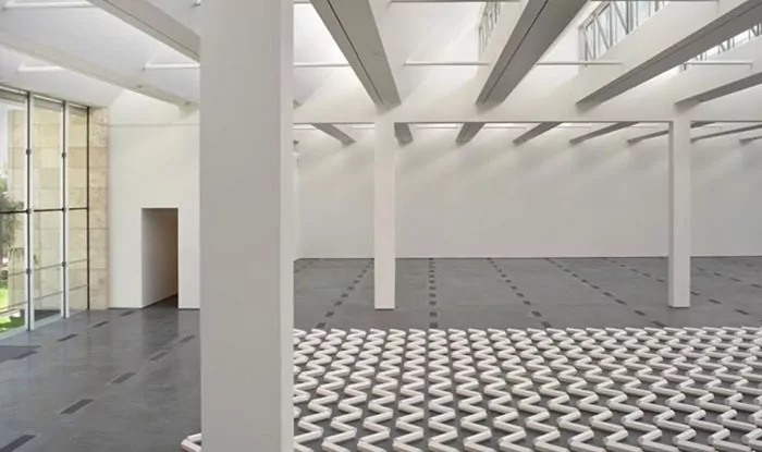 StarSilent plaster smooth trowelled acoustical finish installed at a public art museum