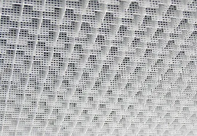 TiCell N open cell ceiling in white finish