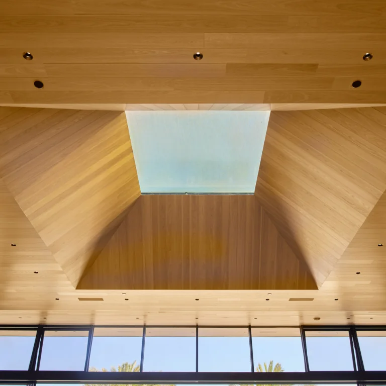 Perfecto Micro perforated Wood Ceiling White Oak Planks