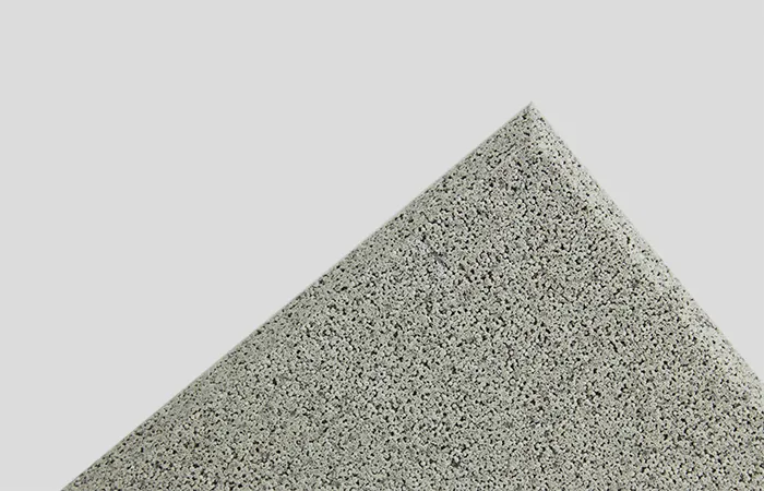 Pora sustainable acoustical finish crafted entirely from recycled glass