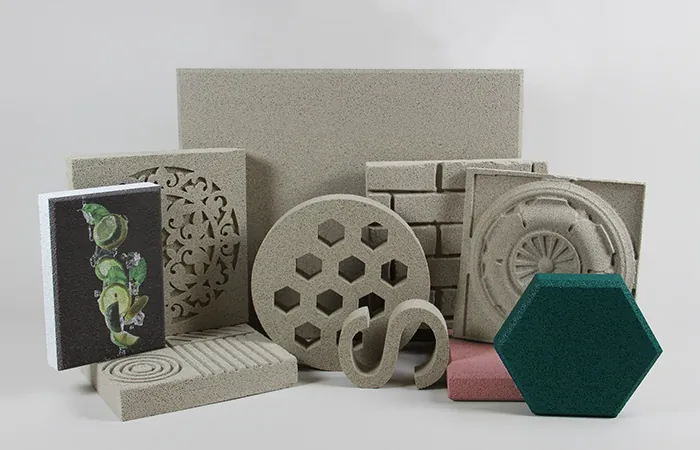Pora sustainable acoustical finish crafted entirely from recycled glass